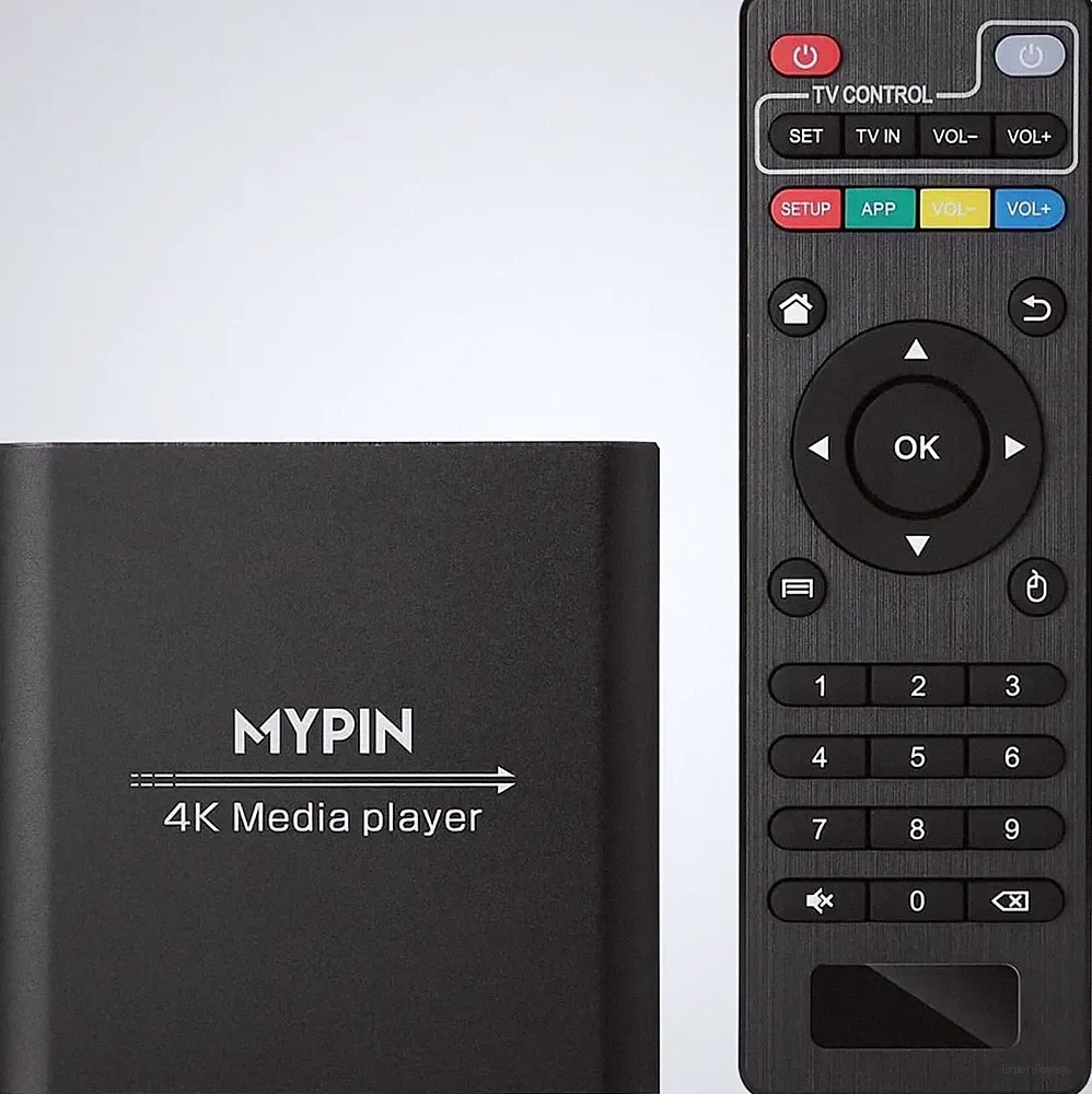 HDMI Multimedia Player 4K 30Hz mit USB-Unterstützung für HDTV Fernbedien