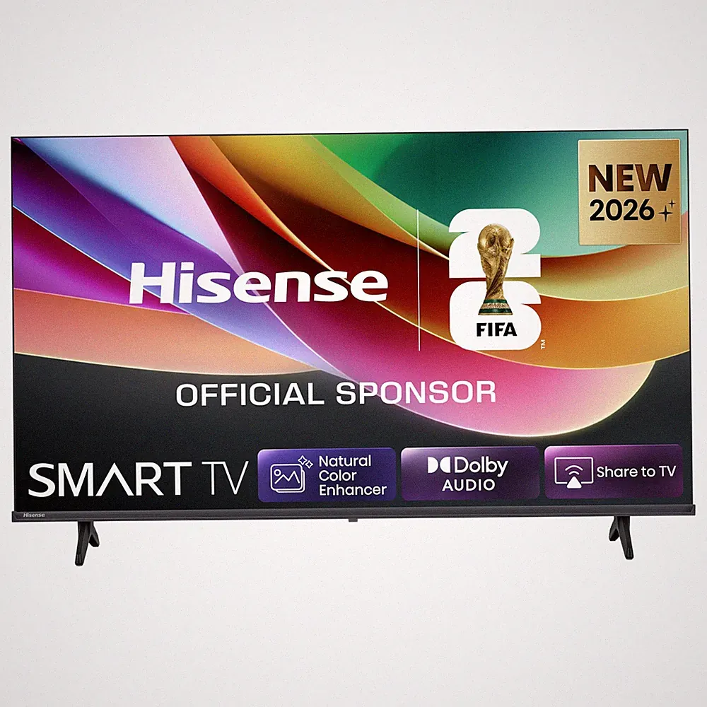 Hisense 32E4DS Fernseher 32 Zoll, 4K FHD Smart TV, Hi-View 32 Schwarz