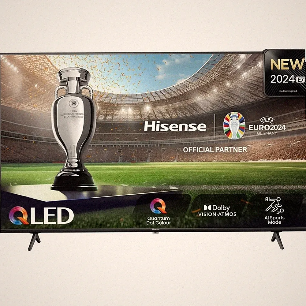 Hisense 43E77NQ - UHD Fernseher - schwarz
