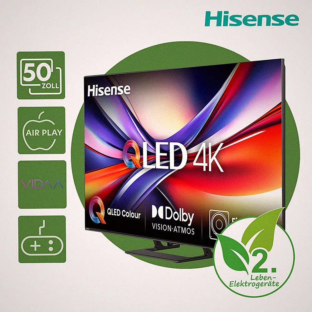HISENSE 50A7Q Fernseher 50 Zoll Game Mode Plus VIDAA RO_50A7Q_B