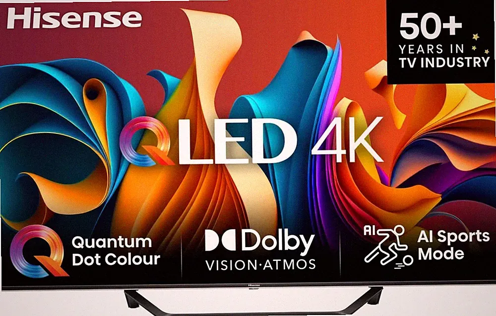 Hisense 55A79NQ LED 139,7 cm (55 Zoll) Fernseher 4K Ultra HD VESA 400 x 200 mm