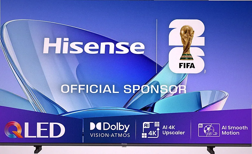 Hisense 55E77Q QLED 4K Smart Flat, 55 Zoll / 138 cm, UHD 4K, SMART TV