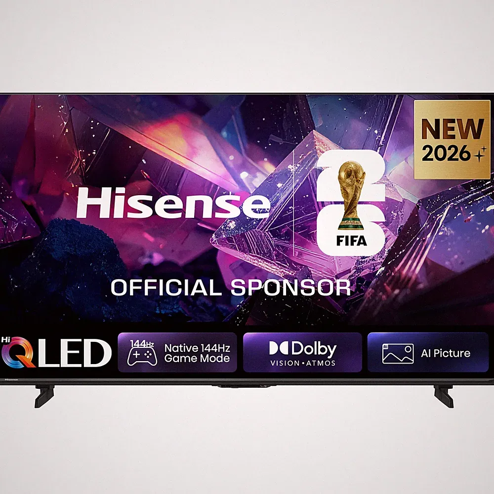 Hisense 55E7S PRO Hi-QLED-Fernseher, 139 cm (55 Zoll), UHD, schwarz