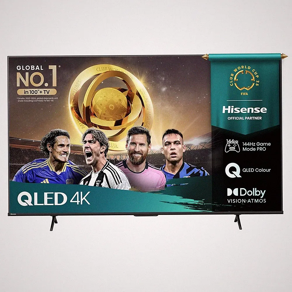 Hisense 65 Zoll Fernseher 4K UHD QLED 144Hz Smart-TV HDR WLAN DVB-T2 65E7Q PRO🌟