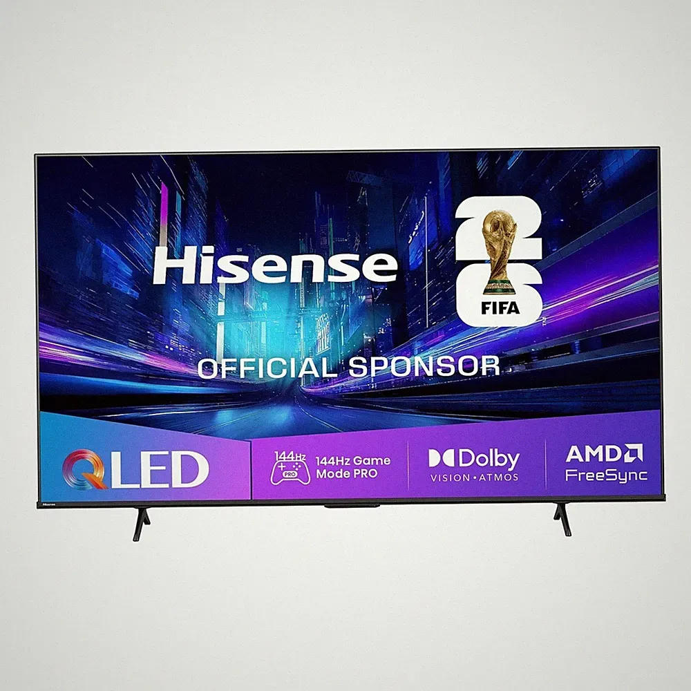 Hisense 75E77Q PRO 75 Zoll QLED 4K Smart TV 144 Hz Gaming Fernseher Schwarz UHD