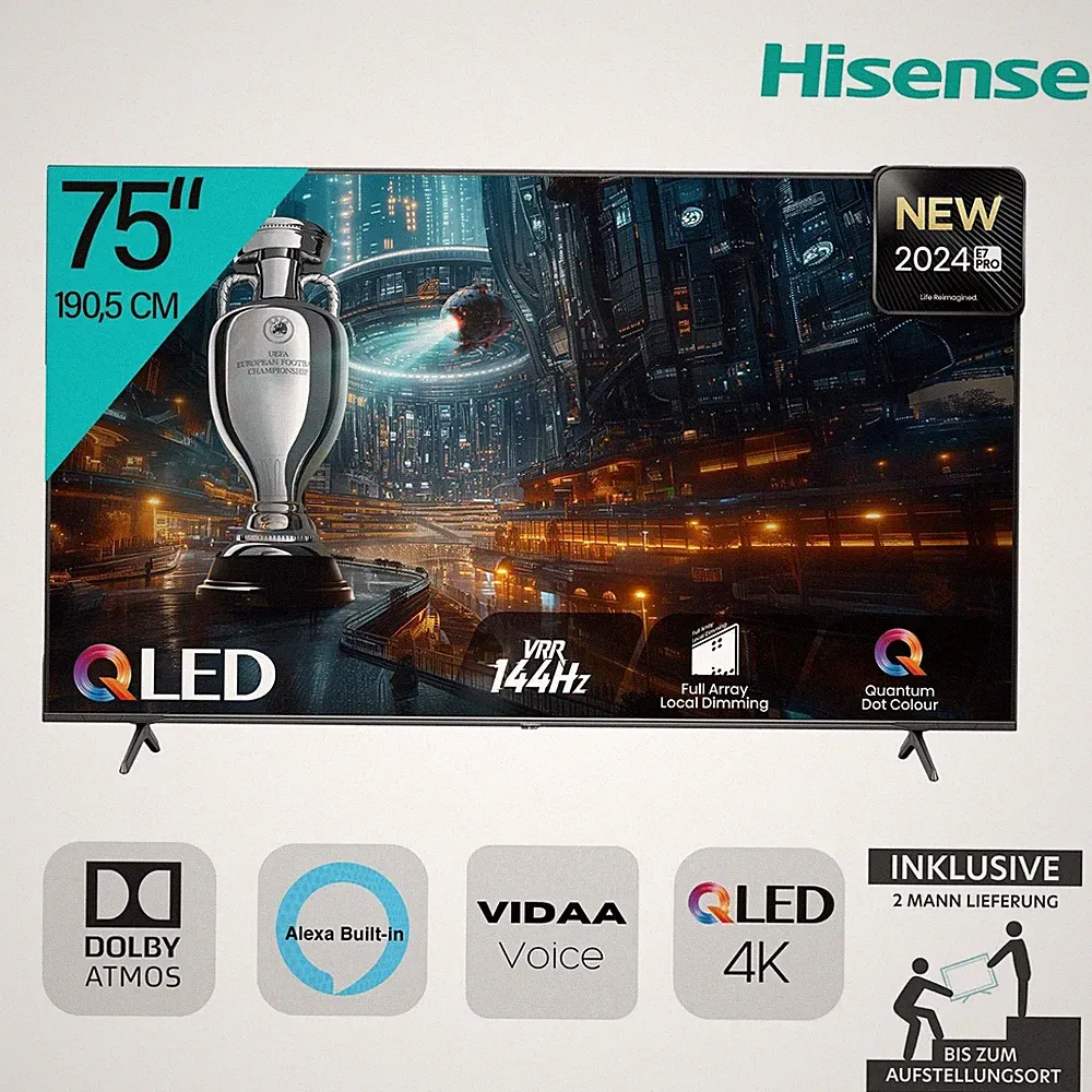 Vidaa U QLED 75 Zoll