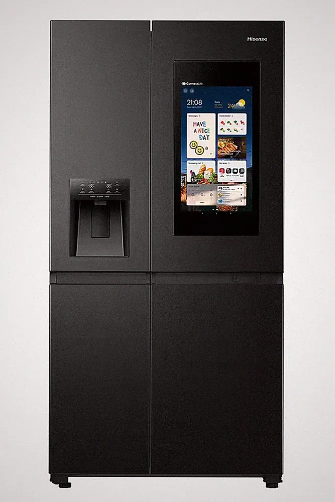 Hisense RS9P628GPFE Side-by-Side NoFrost Ice-Maker 21-Zoll Smartscreen Schwarz