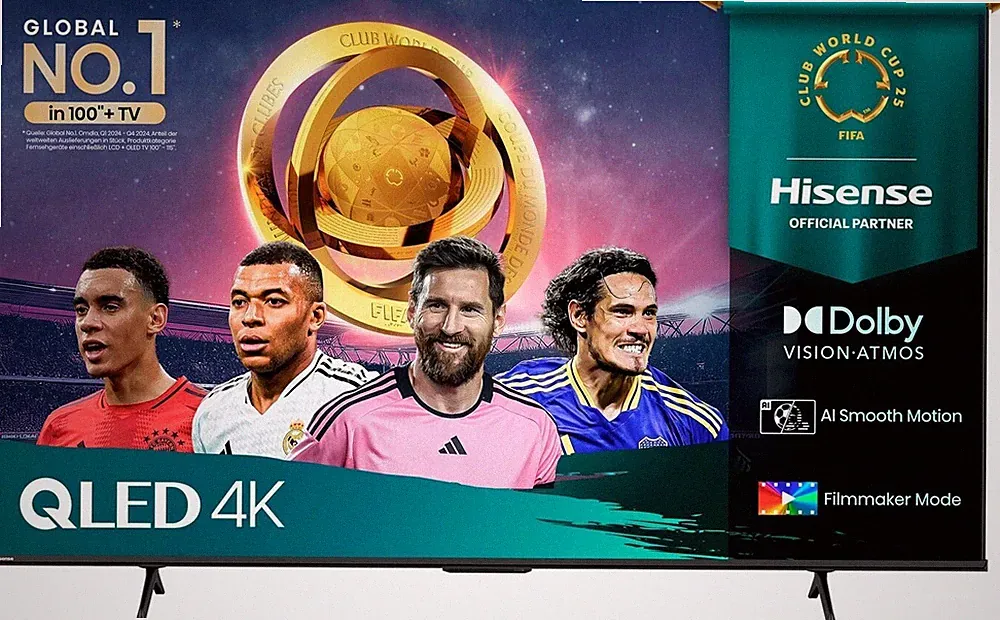 HISENSE TV 75E77Q PRO Fernseher 189 cm/75 Zoll 4K Ultra HD Smart-TV QLED B-WARE