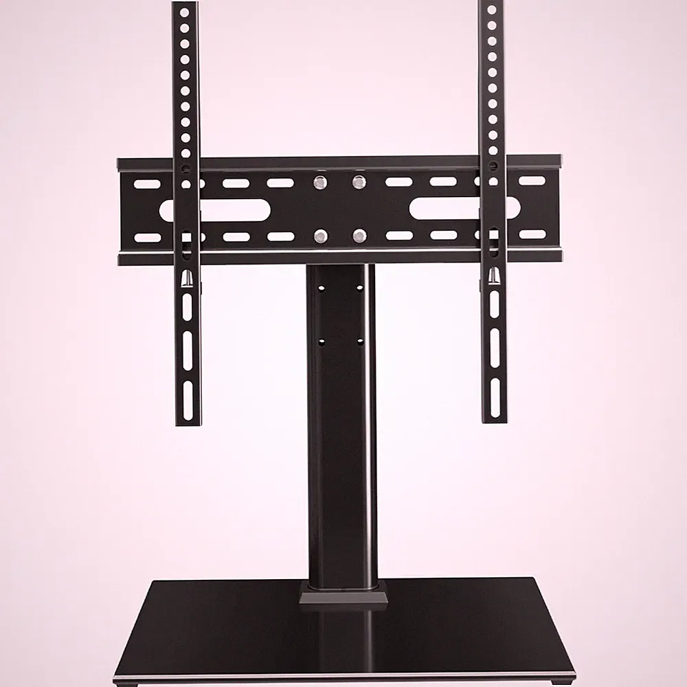 Höhenverstellbarer TV Standfuß für 24-60 Zoll LCD LED OLED mit Kabelmanagement
