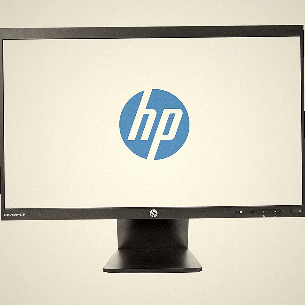 HP Monitor EliteDisplay E231 23 Zoll Full HD DP VGA DVI schwarz