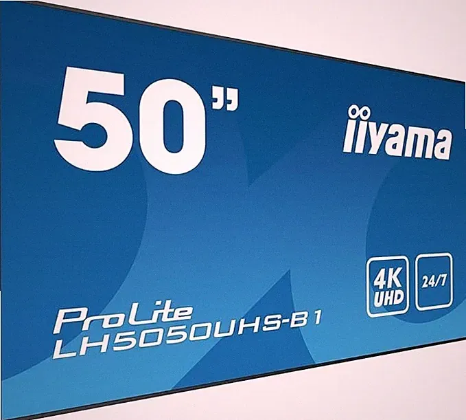 IIYAMA ProLite LH5050UHS-B1 – 50" 4K Digital Signage Display | 24/7 | NEU
