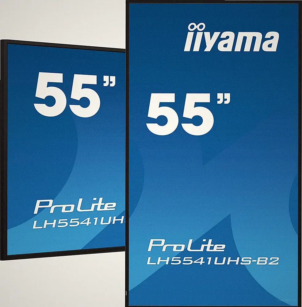 iiyama ProLite LH5541UHS-B2 55 Zoll Monitor 16:9 4K 24/7 IPS Display schwarz