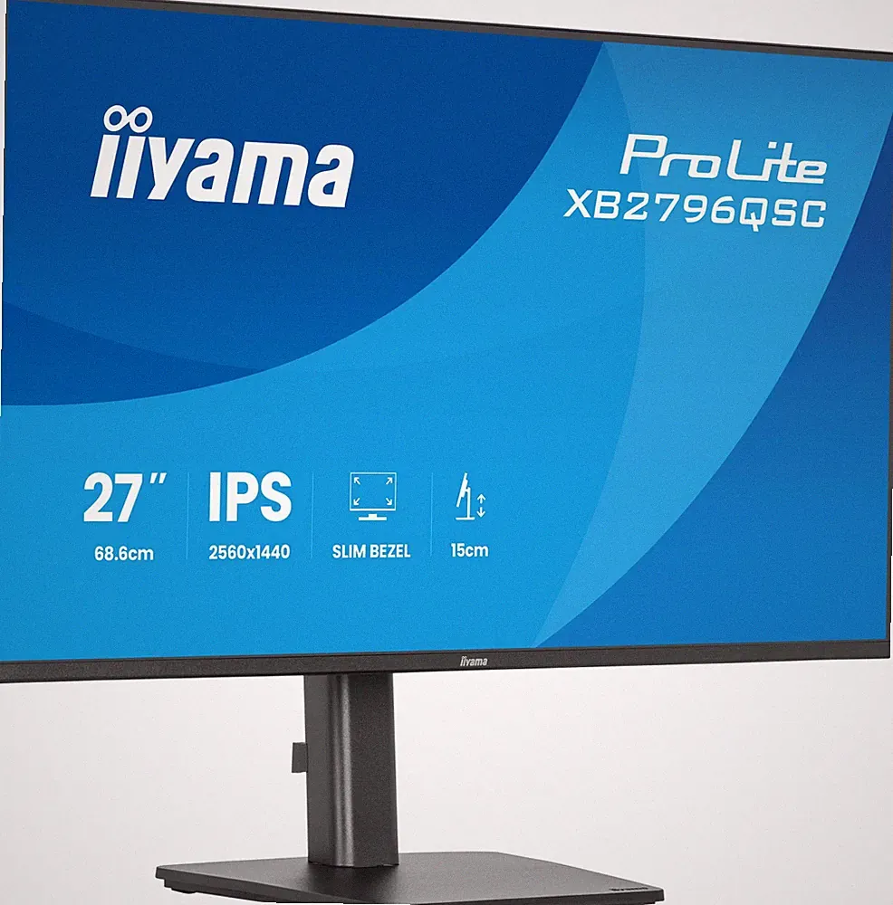 iiyama ProLite XB2796QSC-B1 27 Zoll WQHD IPS Panel 16:9 75 Hz Monitor
