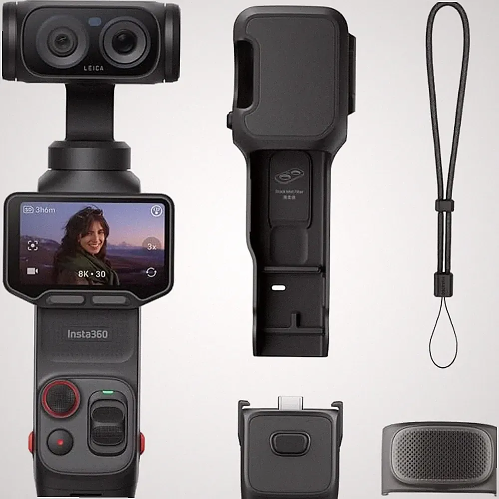 Insta360 Luna Ultra Standard Bundle Gimbal Kamera 1 Zoll 8K Sensor Dual 12x Zoom