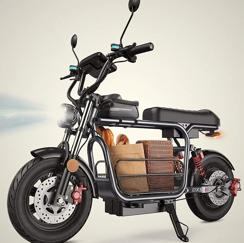 iScooter DX5 Elektroroller 1500W 15.6AH E-Roller 15"E-Scooter 75km Moped mit NFC