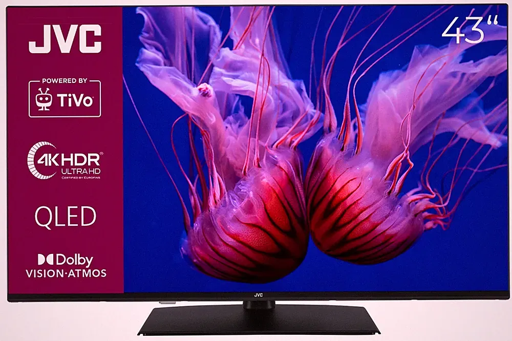 JVC 43 Zoll QLED Fernseher 4K UHD Smart TV HDR Dolby Vision Dolby Atmos