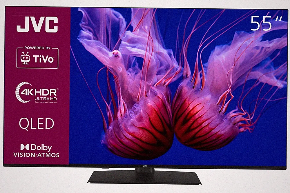 JVC 55 Zoll QLED Fernseher 4K UHD Smart TV HDR Dolby Vision Dolby Atmos
