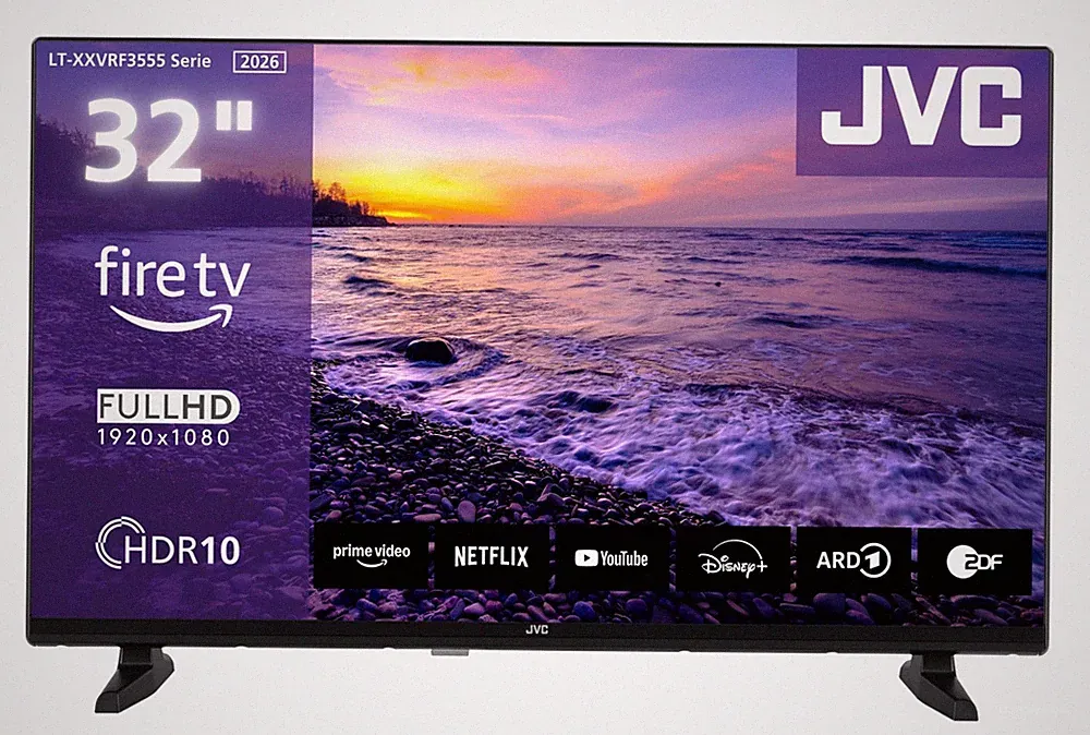 JVC LT-32VRF3555 Fernseher 32 Zoll Fire TV Full HD Smart TV Alexa HDR TV 2026