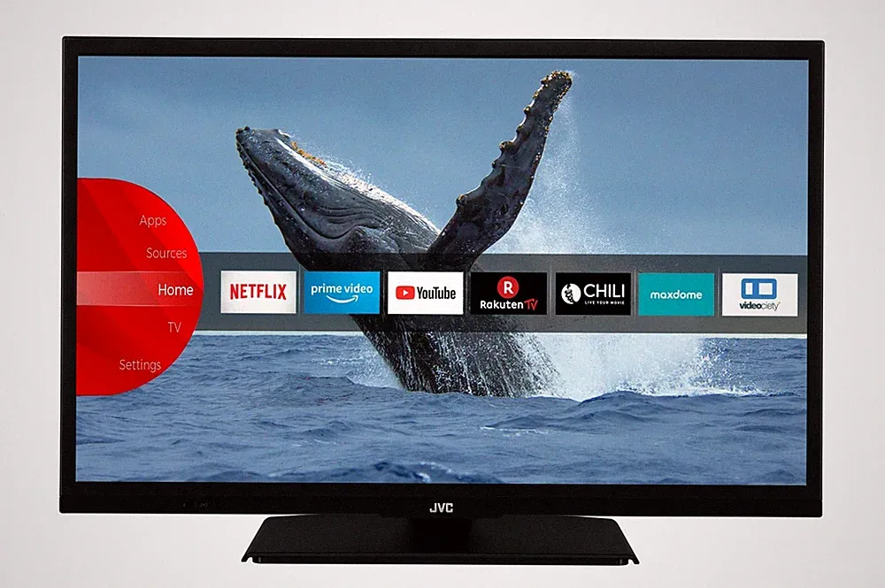 JVC LT-24VH5155 24 Zoll Fernseher (Smart TV, HD-Ready, Netflix/Prime Video, HD+)