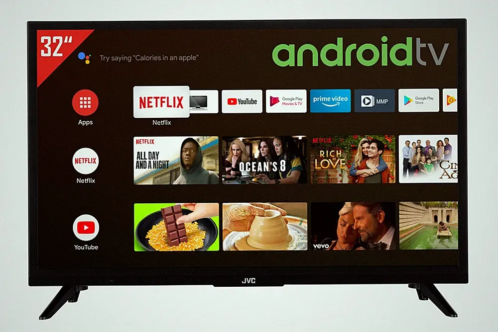 JVC LT-32VAF3055 32 Zoll Fernseher Android TV Full HD HDR Triple-Tuner Netflix