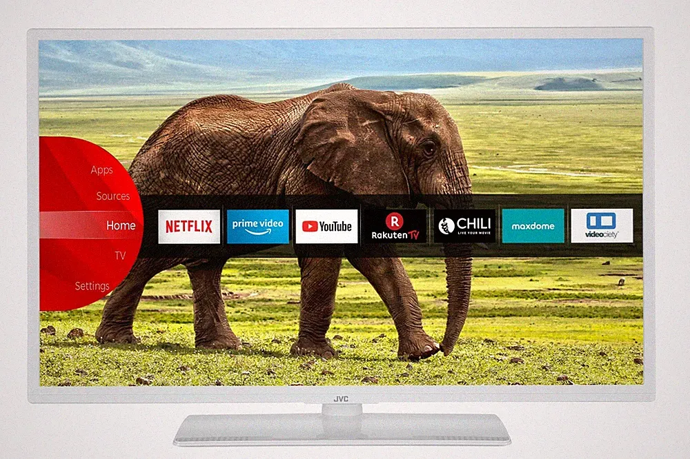 JVC LT-32VH5955W 32 Zoll Fernseher (Smart TV inkl. Prime Video/Netflix/YouTube)