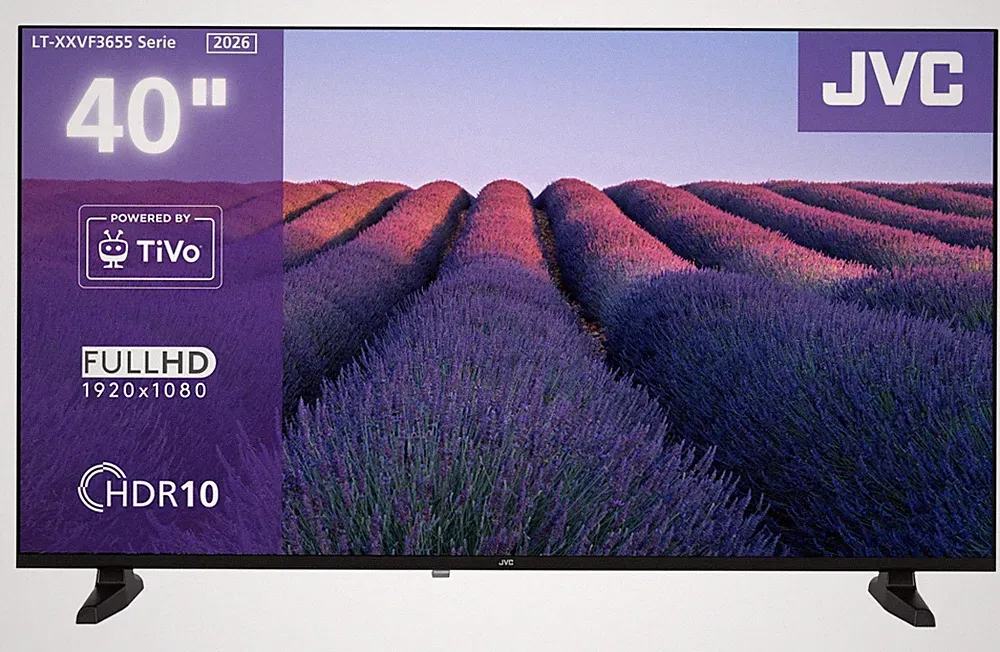 JVC LT-40VF3655 40 Zoll Fernseher Smart TV by TiVo Full HD HDR Triple-Tuner 2026