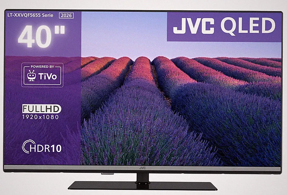 JVC LT-40VQF5655 QLED Fernseher 40 Zoll Smart TV TiVo Full HD HDR TV gebraucht
