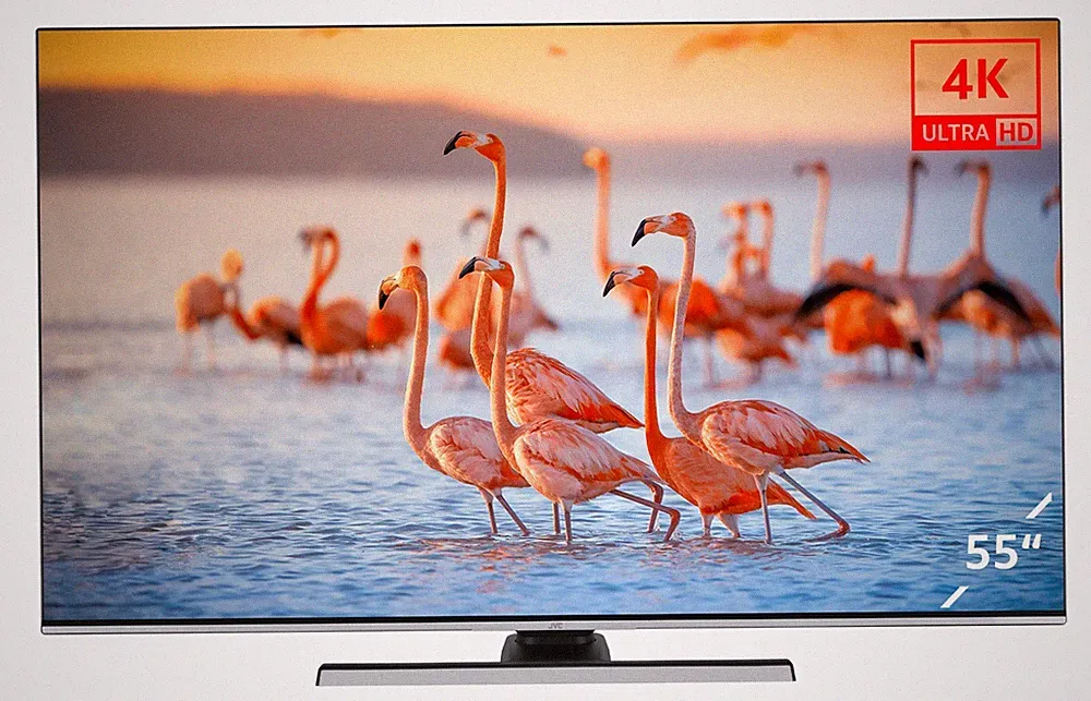JVC LT-55VU8156 55 Zoll Fernseher Smart TV 4K UHD HDR Triple-Tuner gebraucht