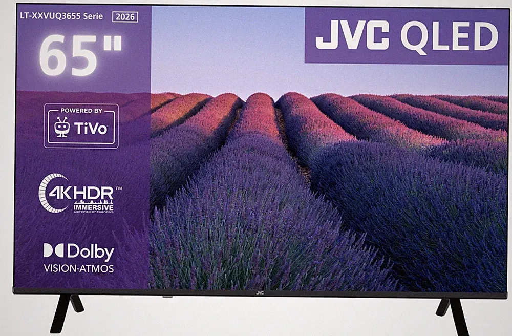 JVC LT-65VUQ3655 65 Zoll QLED Fernseher 4K UHD Smart TV HDR Dolby Vision (2026)