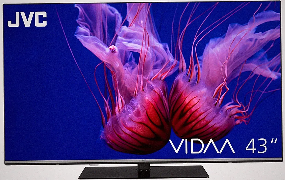 JVC QLED Fernseher 43 Zoll Smart TV VIDAA 4K UHD Dolby Vision HDR Triple-Tuner