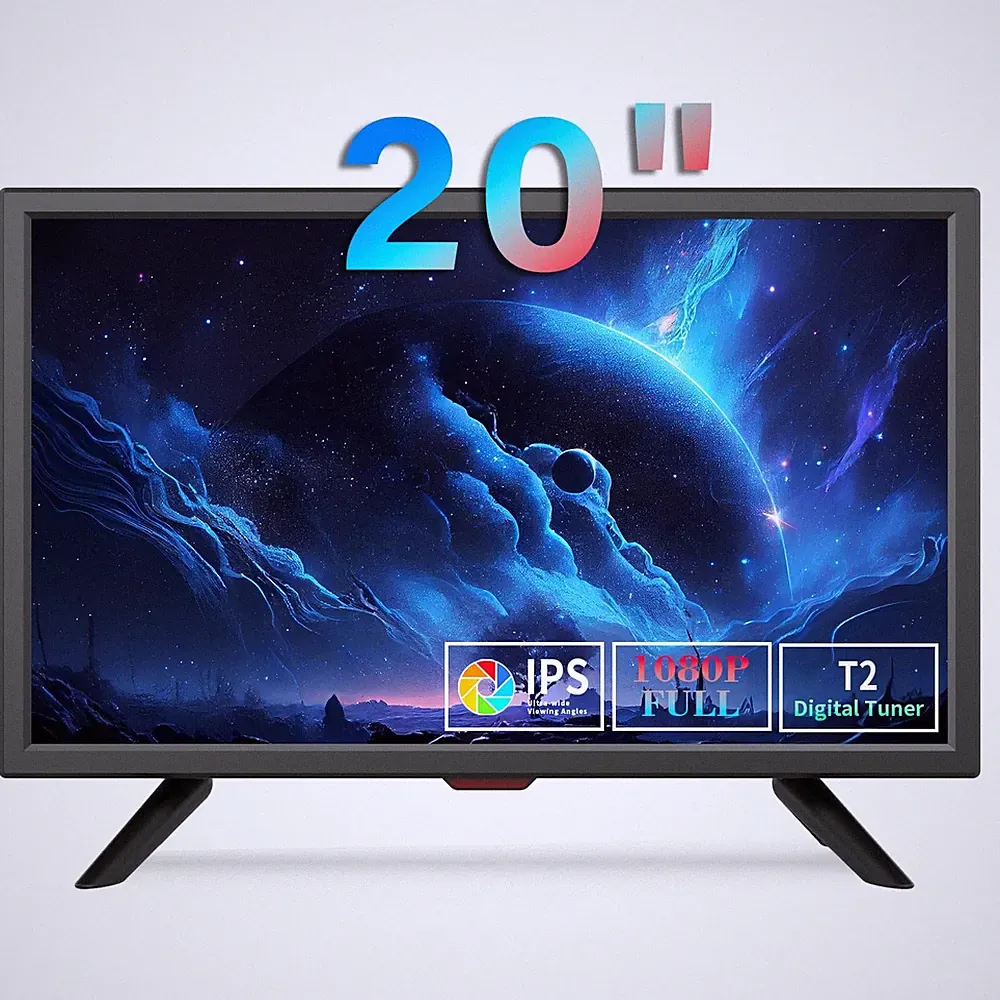 KCR 20 Zoll LED-Fernseher mit DVB-T2 Tuner, HDMI VGA, 1440x900, 120 Hz, 12V