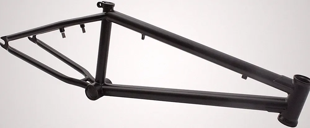 KHE CENTRIX BMX Rahmen 20,75 Zoll HiTen Stahl 2470g Affix Ready Matt Schwarz