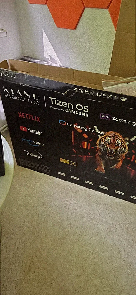 Kiano Elegance 50 Zoll 4K LED Smart TV Tizen, WLAN Bluetooth