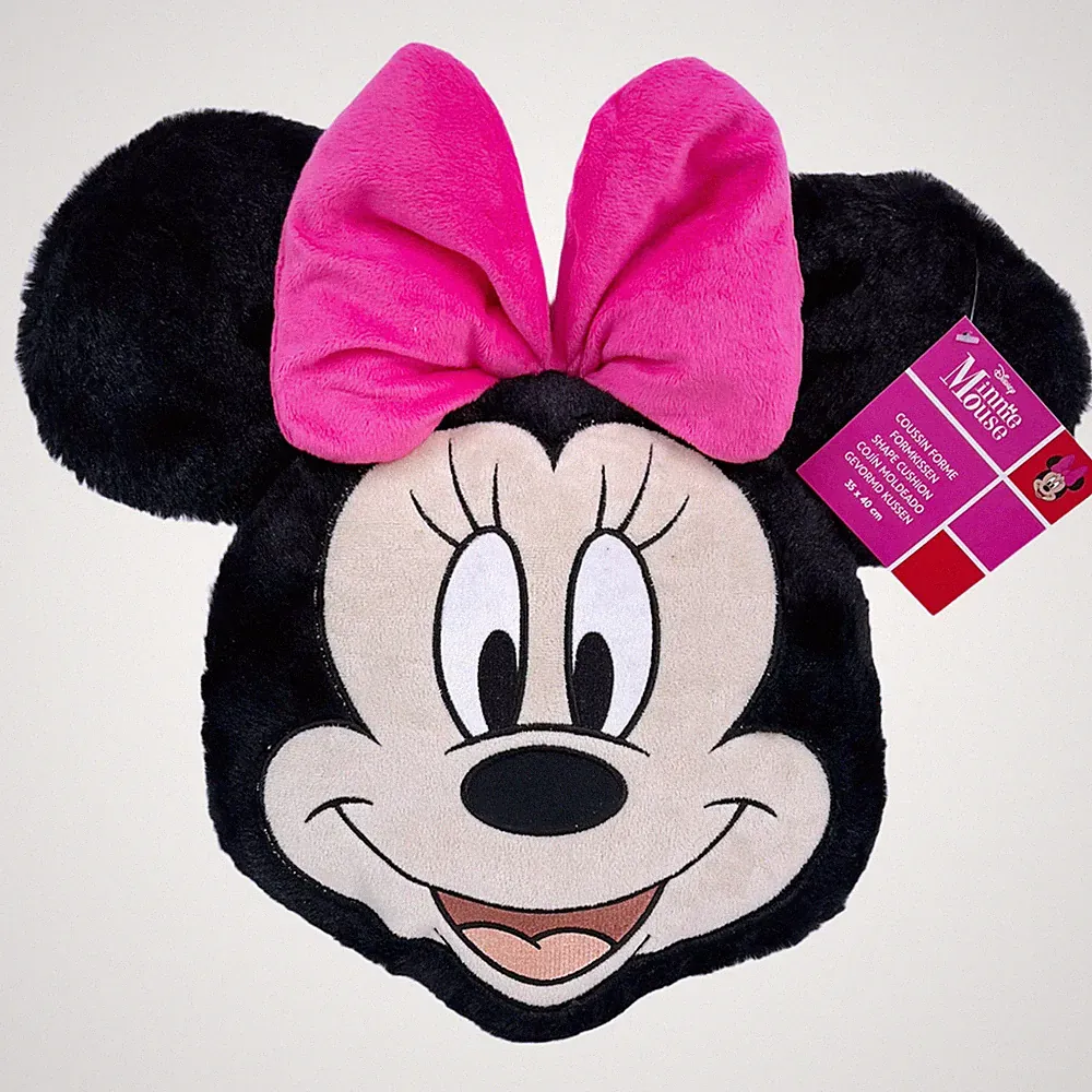 Kissen Plüsch Minnie Konturiert 35x40cm Dekorativ Kinder Schlafsofa Disney
