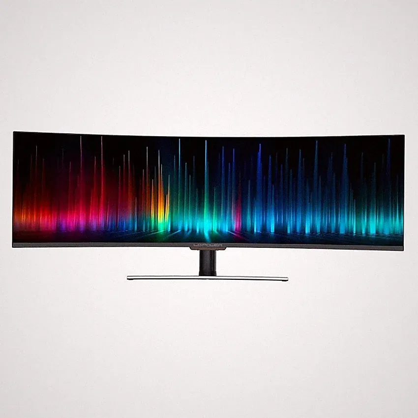 LC-Power LC-M49-DFHD-144-C-Q 49Zoll - Curved Gaming Monitor QLED-VA, Dual FHD, 1