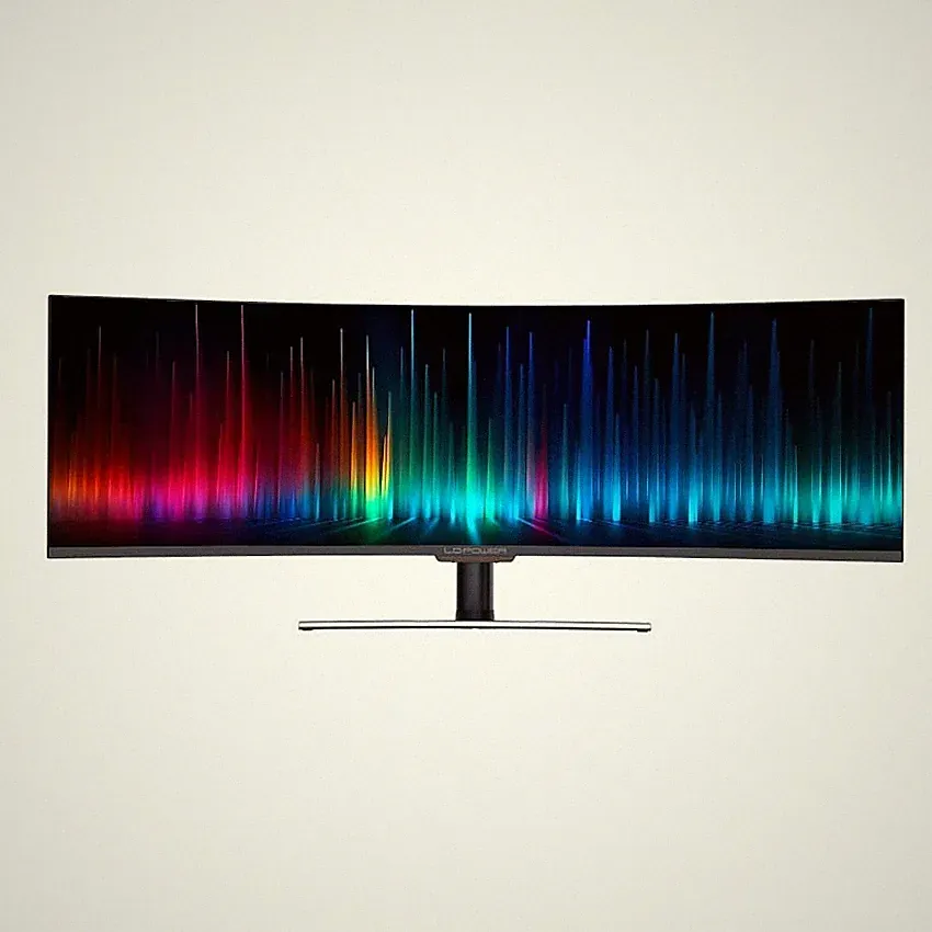 LC-Power LC-M49-DFHD-144-C-Q 49Zoll - Curved Gaming Monitor QLED-VA, Dual FHD, 1