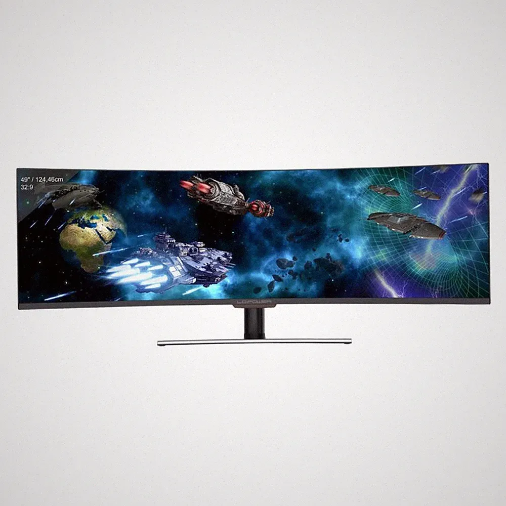 LC-Power QLED-Monitor Curved 124,46 cm 49 Zoll 3840 x 1080 DFHD @ 144 Hz VA 350