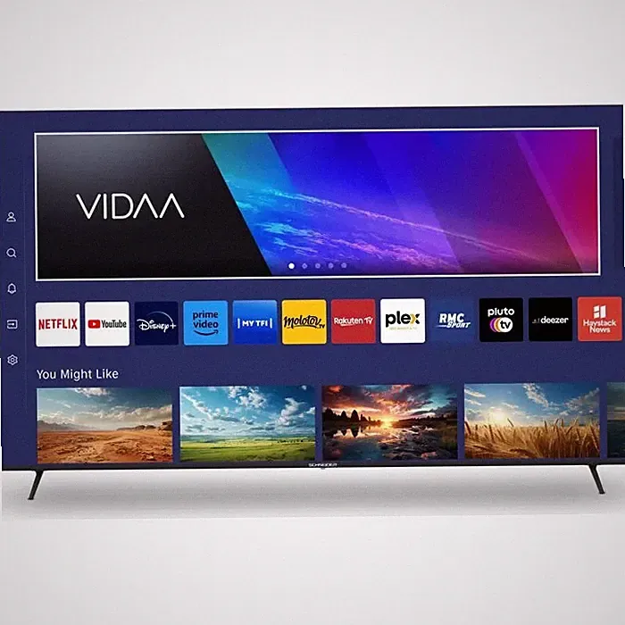 LED-Fernseher 75 Zoll 4K UHD - Schneider GMS75A2 - Smart TV - 3xHDMI