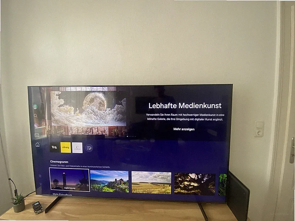 LED Fernseher SAMSUNG QE-Q60BAU (75 Zoll/190cm) , schwarz