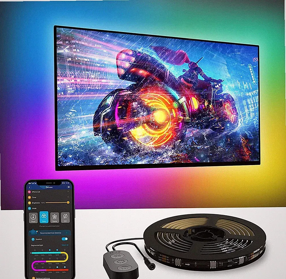 LED-Streifen Govee RGBIC LED TV Backlight H61683D1 55-75 Zoll 18 W, 12 V DC