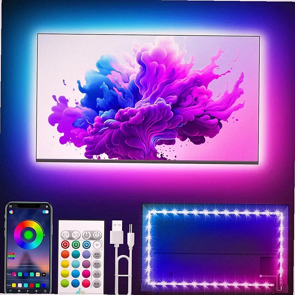 LED TV Hintergrundbeleuchtung 5M LED Streifen für 45-75 Zoll Fernseher