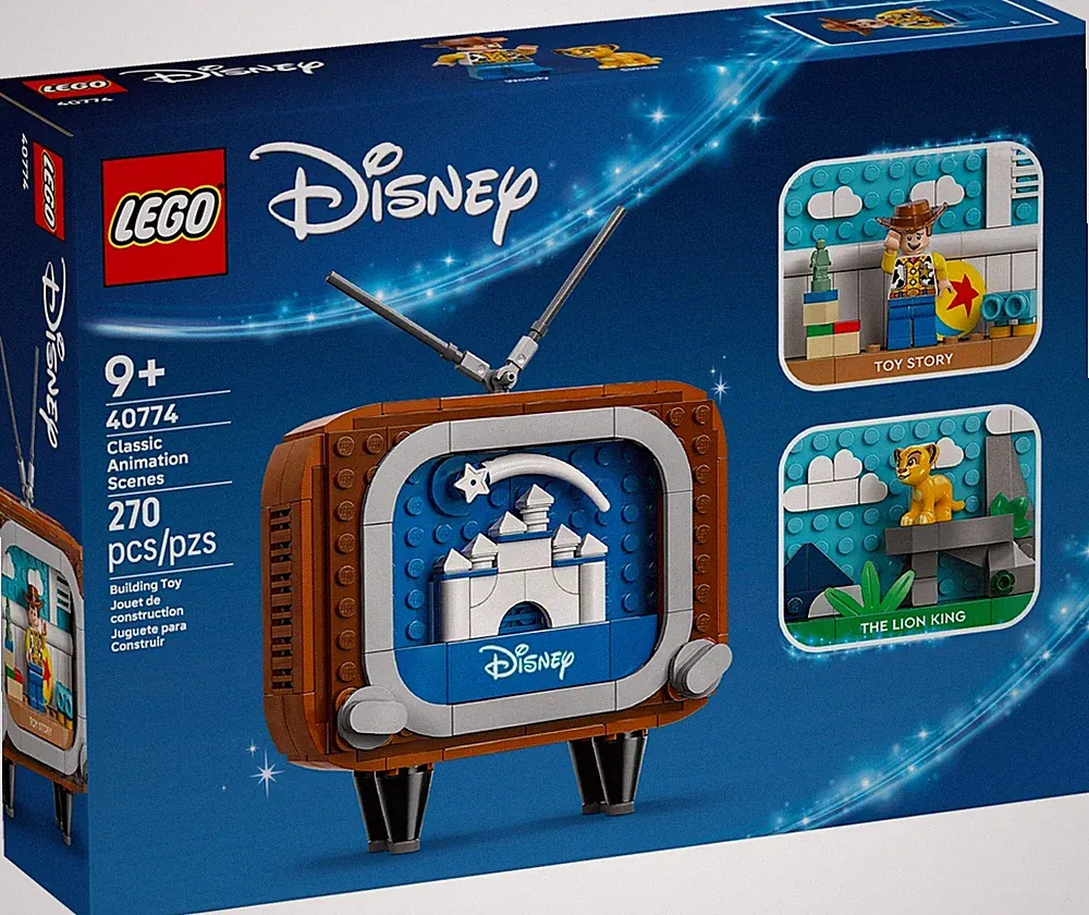 LEGO® Disney 40774 Szenen aus den Disney Classics Filmen TV Fernseher NEU & OVP