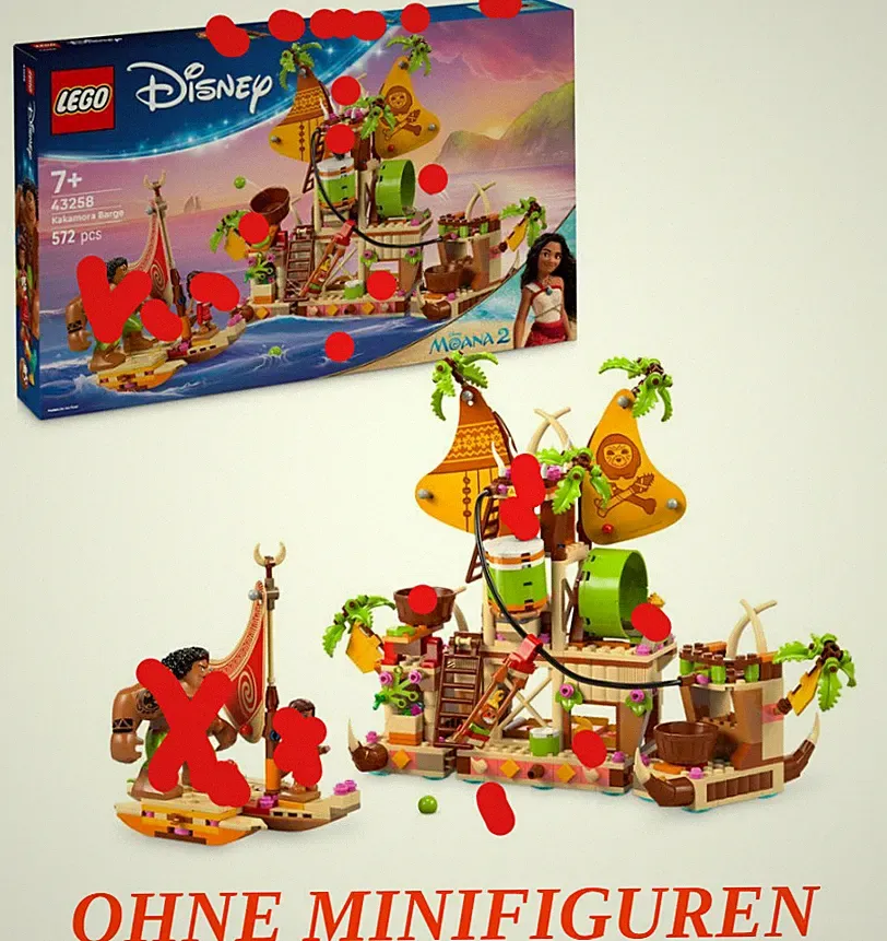 LEGO® Disney 43258 Kakamora-Barge | ohne Figuren