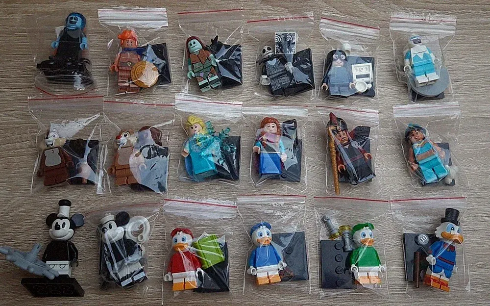 LEGO Minifiguren Disney Serie 2 - 71024 - komplette Serie 2 alle 18 Figuren