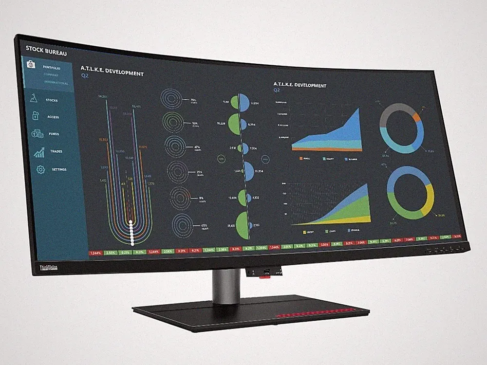 Lenovo ThinkVision P40w-20 40 Zoll Curved IPS LED 21:9 75 Hz Moni GWN8-897
