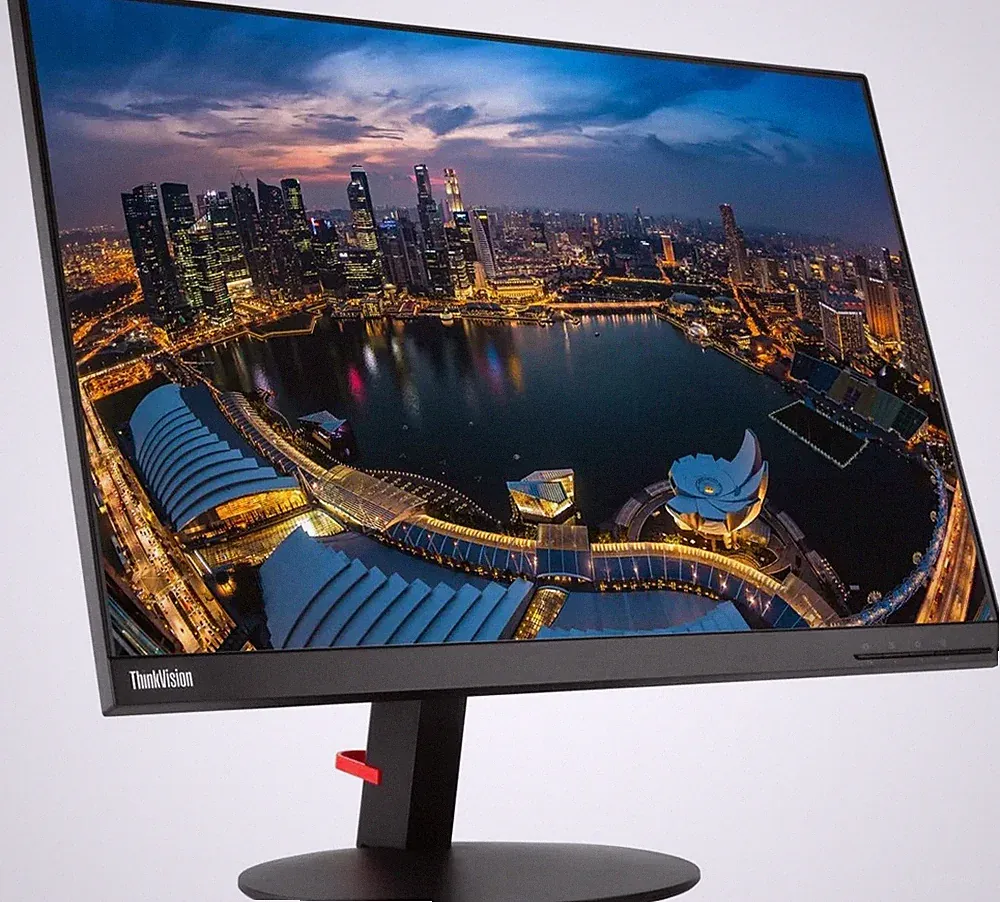 Lenovo ThinkVision T24d-10 24 Zoll IPS LCD Monitor - Schwarz