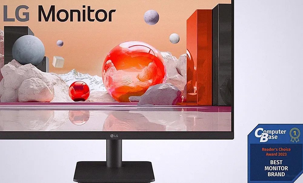 LG 24MS500-B 24 Zoll Full HD Monitor IPS 75Hz HDMI VGA Schwarz Neu