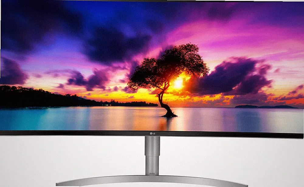 LG 38WK95C-W 37,5-Zoll Curved Monitor IPS 3840x1600 HDMI DP USB-C Lautsprecher