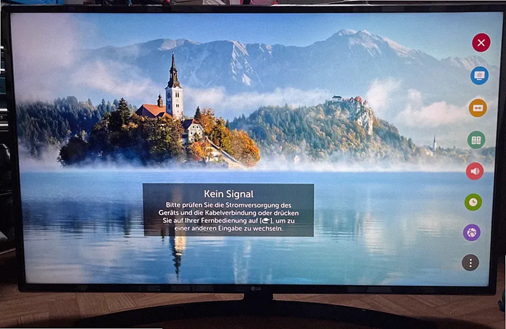 LG 43UK6400PLF Fernseher Ultra HD und 8K Gebraucht, Schwarz, DEFEKT