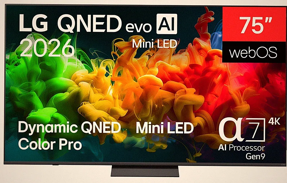 LG 75QNED80B6A 75 Zoll QNED evo MiniLED 4K Smart TV – ALPHA7 Gen9, HDR10, 60 Hz